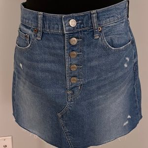 Gap petite denim skirt